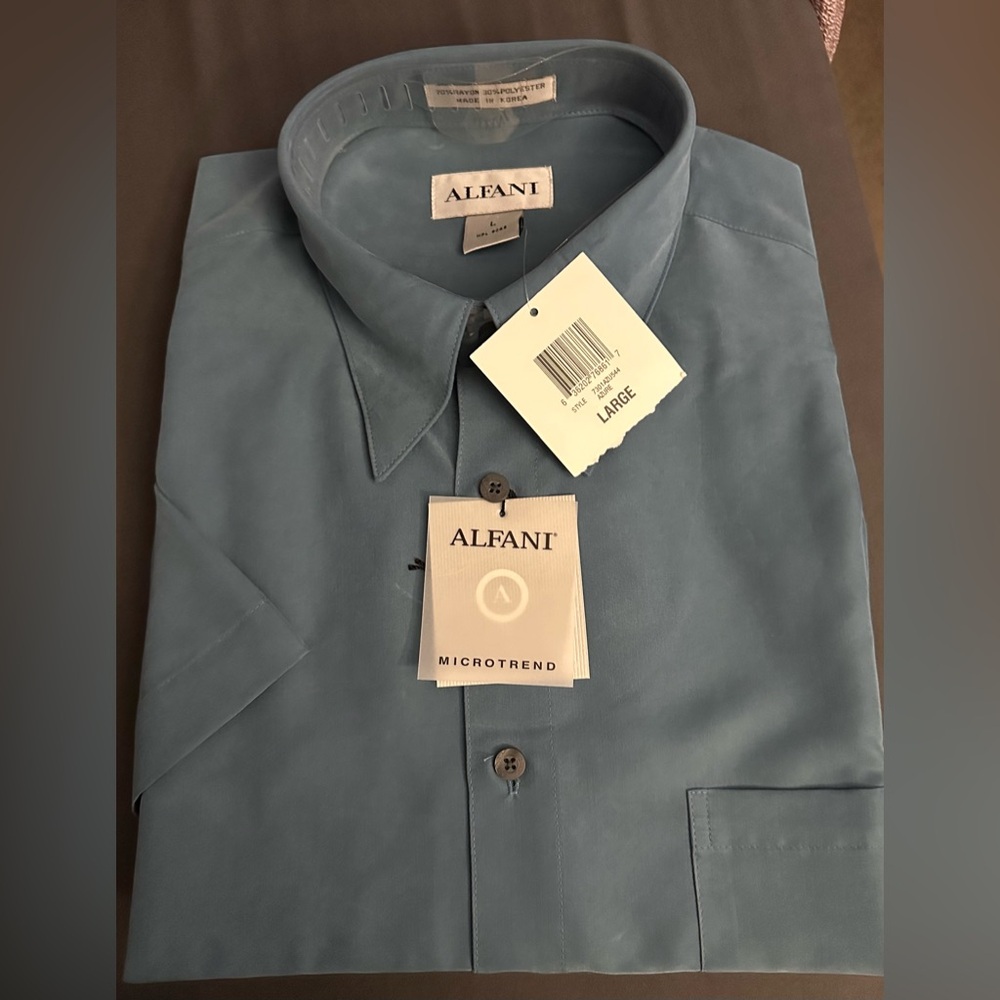 Alfani shirt, teal color in Large